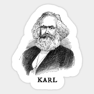 Karl Marx Sticker